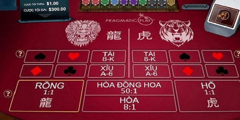 Game bài rồng hổ hiện có rất nhiều cửa đặt cược khác nhau